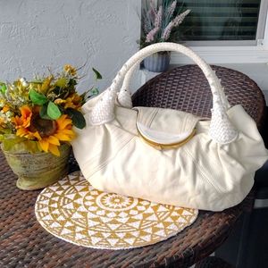 Fendi Spy White Leather Purse 👜. Made in Italy.